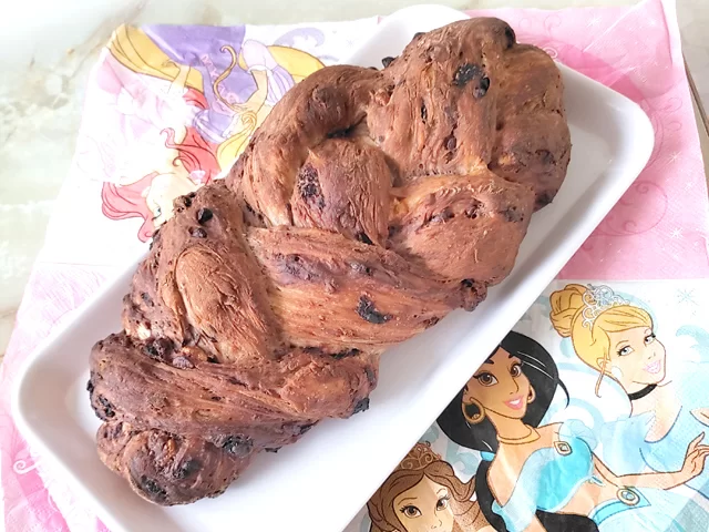 【スタンドミキサーで】ポールさんのチェリーとチョコのパン