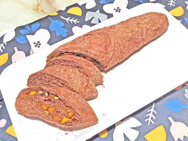 【スタンドミキサーで】ベイクオフアレンジ！ハロウィンの南瓜バゲット♪